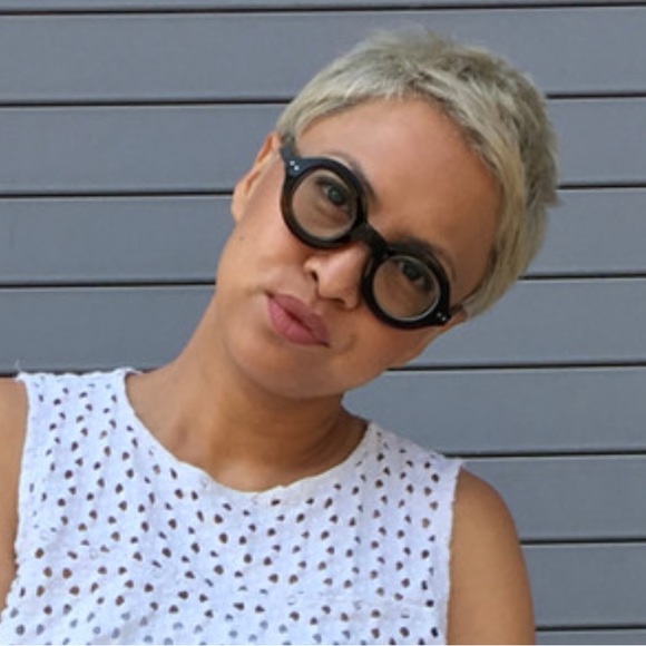 Black Optical Waldo Eyewear Bedazzled w/ Swarovski - Picture 1 of 4